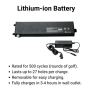 V2Pro Battery with specs-  Electric golf caddy