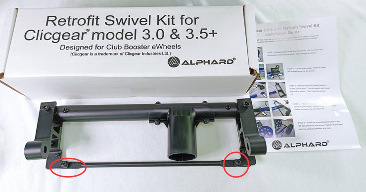 Swivel Kit Crossbar Screw Set - Alphard Golf AU